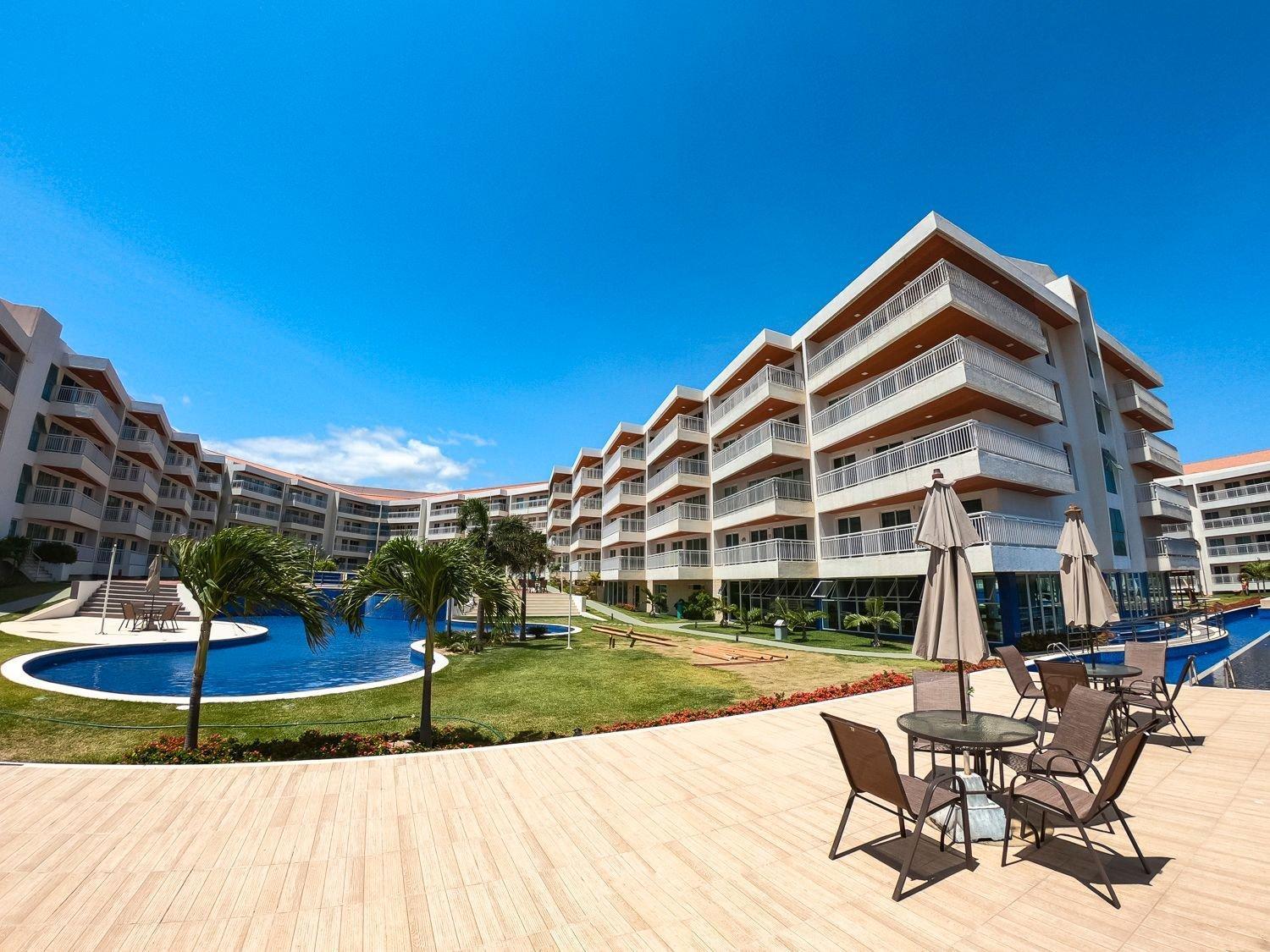 Solarium Residence No Porto Das Dunas 福塔雷萨 外观 照片